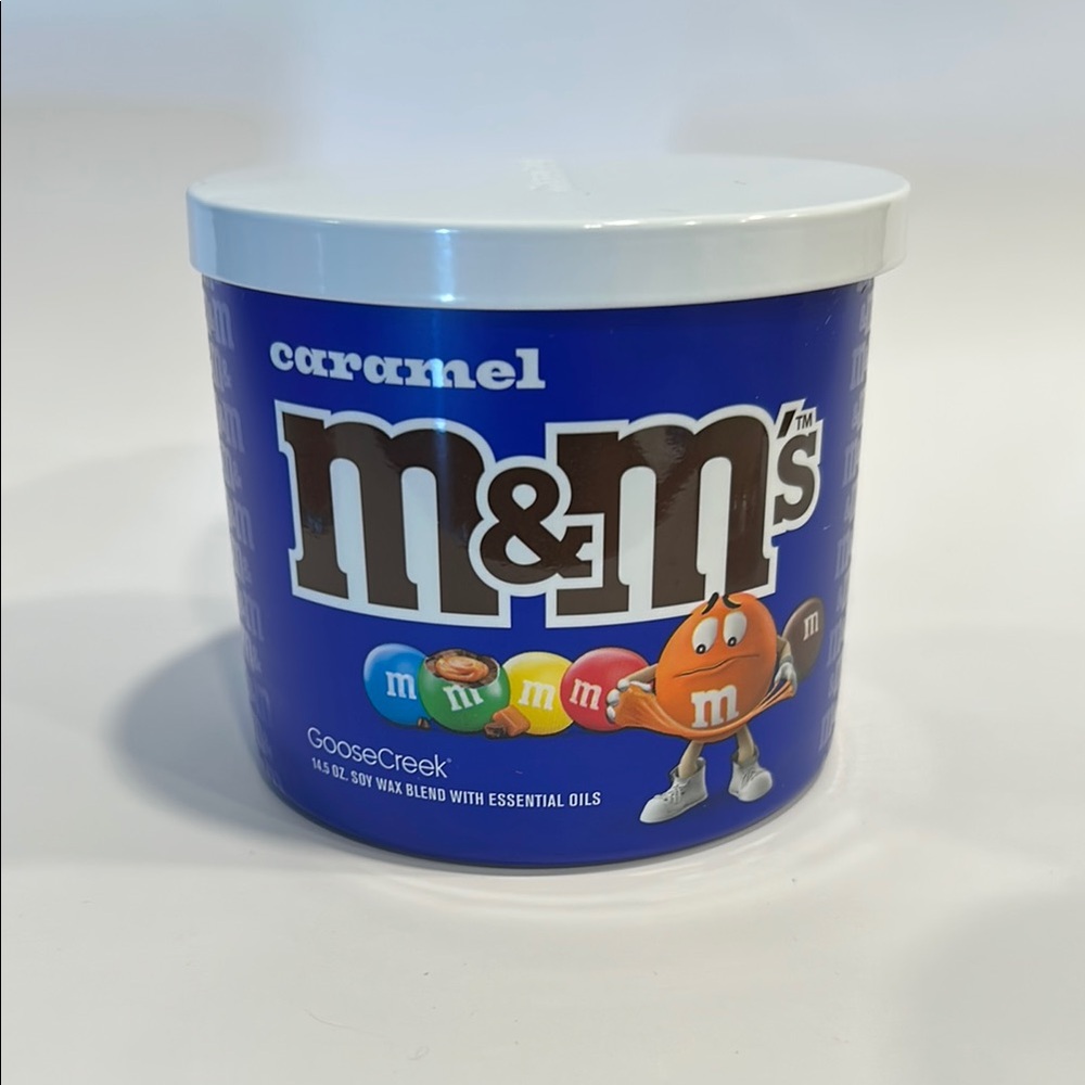 M&M's Caramel Scented Candle - Blue